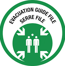 Evacuation guide file serre file