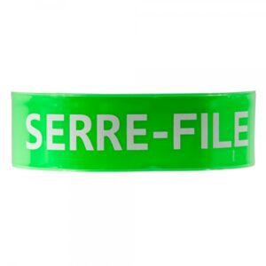 Brassard serre file auto enroulant
